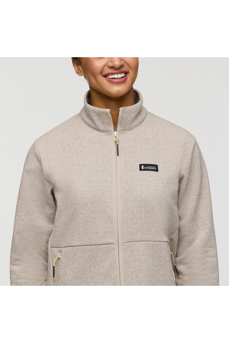 Envo Fleece Full-Zip Jacket - Women's, Alternate, color, Heather Cream