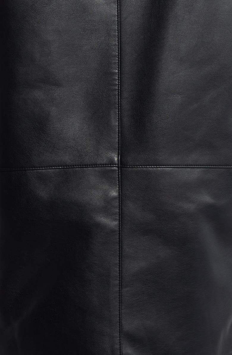 Topman Faux Leather Blazer, Alternate, color, 