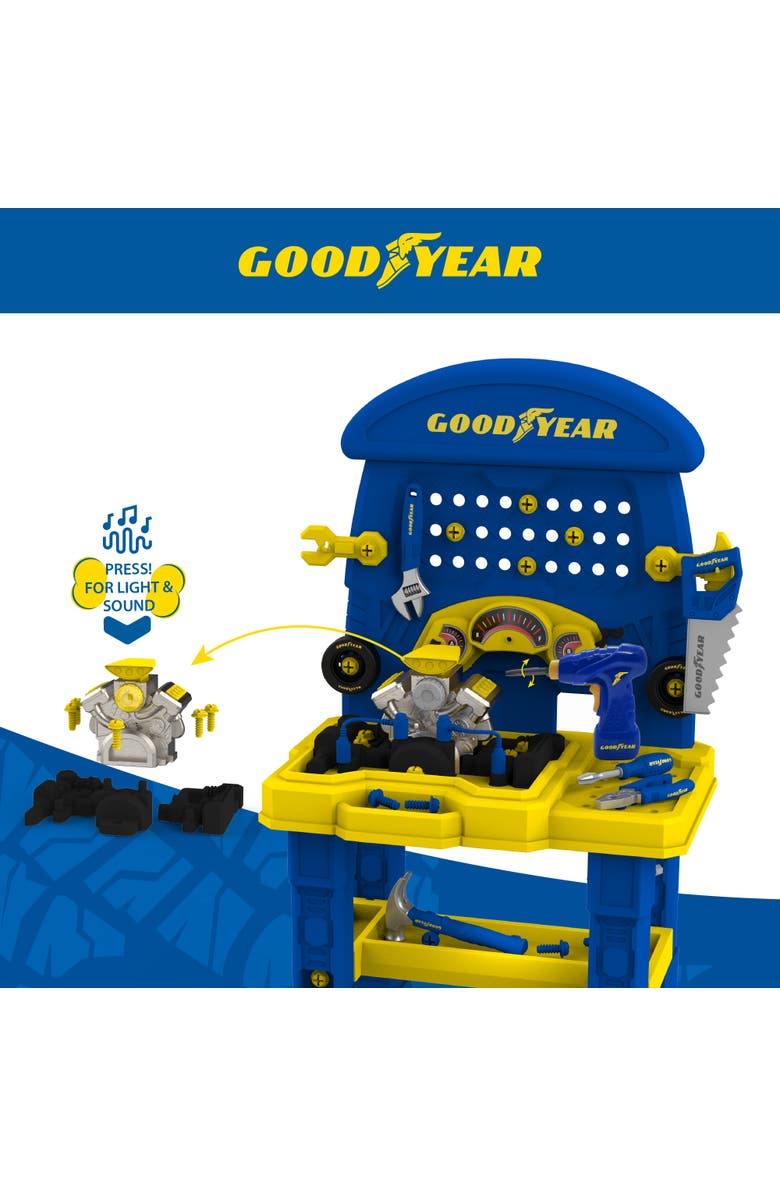 Good Year Auto Repair Workbench, Alternate, color, Navy