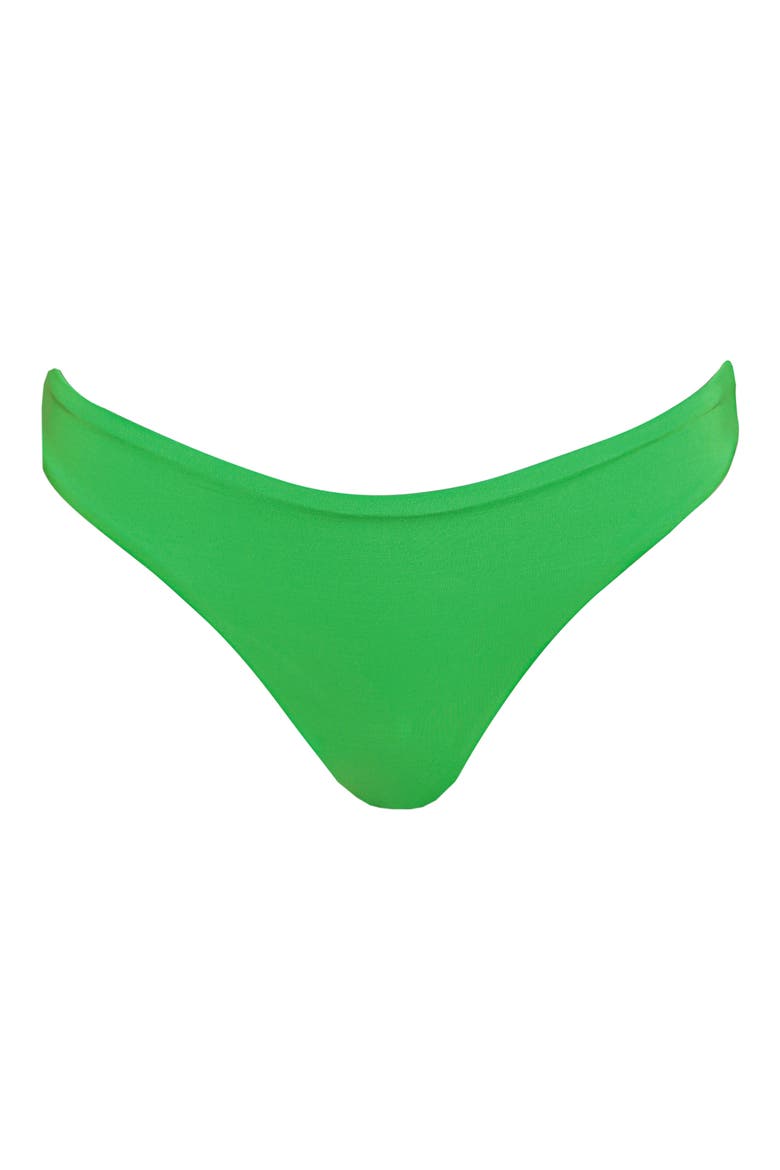 Emerald Brocade Sublimity Bikini Bottoms, Alternate, color, GREEN