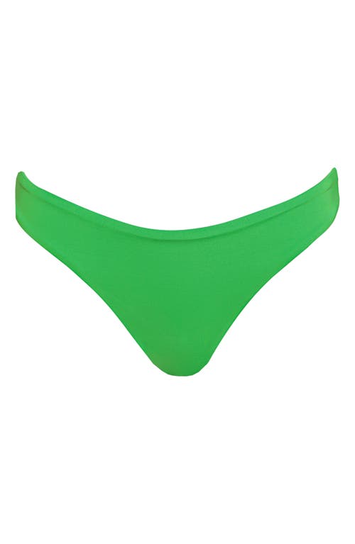 Maaji Emerald Brocade Sublimity Reversible Bikini Bottoms In Green