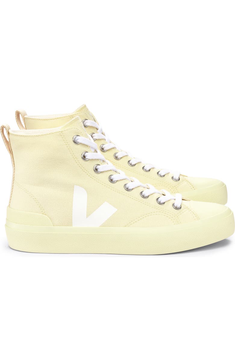 Veja Wata II High Top Sneaker, Alternate, color, Butter White Butter-Sole