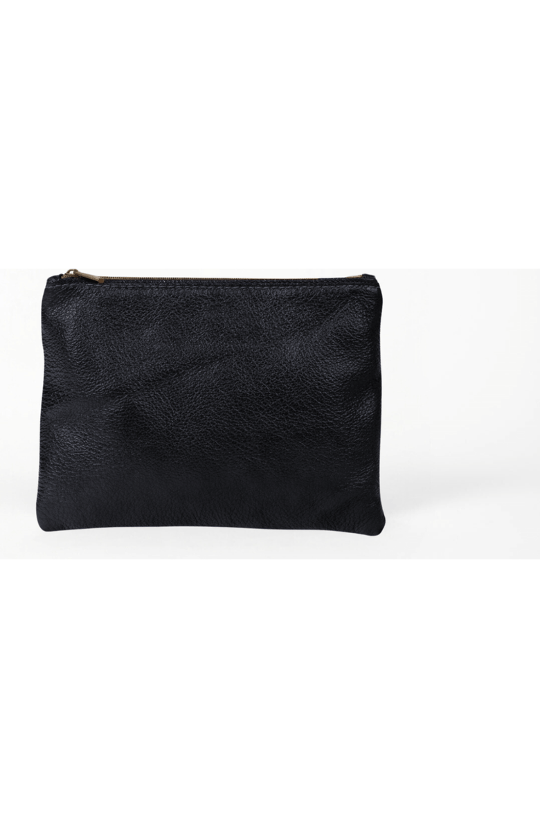 Deux Mains Woven Pouch, Alternate, color, Black - Small
