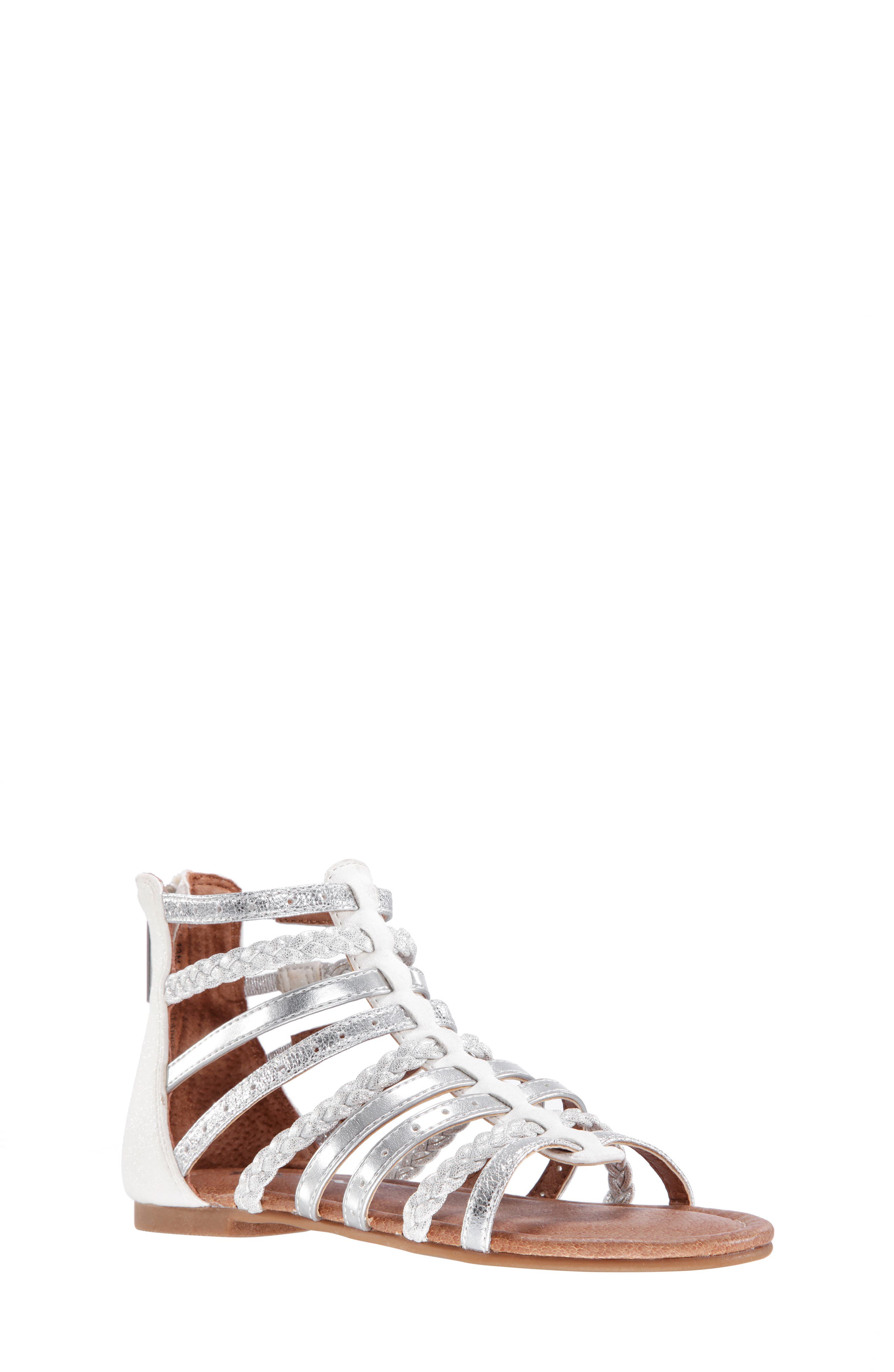 Nina Allice Metallic Sandal, Main, color, 