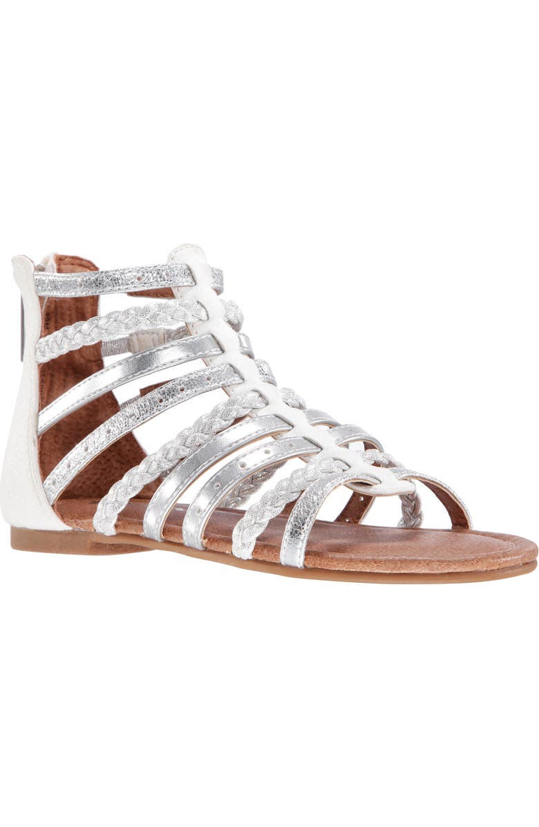 Nina Allice Metallic Sandal, Main, color,