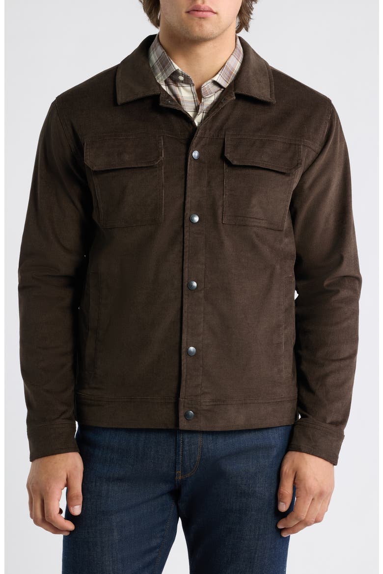 Camden Corduroy Trucker Jacket, Alternate, color, FRENCH PRESS