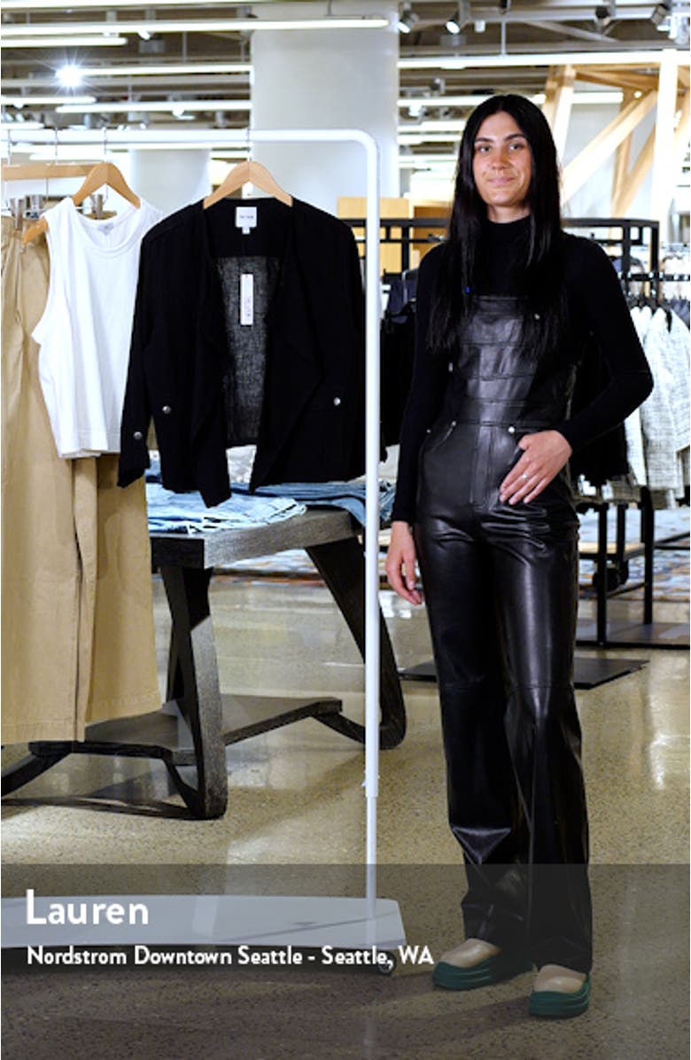 Rumba Linen Blend Moto Jacket, sales video thumbnail