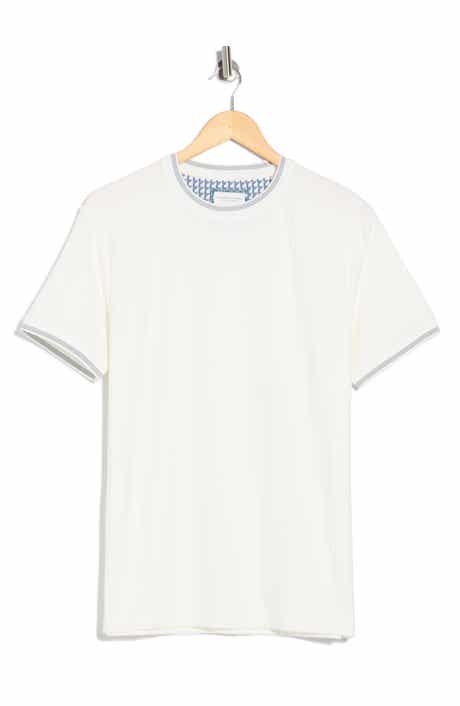 DENIM AND FLOWER Tipped Trim T-Shirt