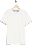 DENIM AND FLOWER Tipped Trim T-Shirt