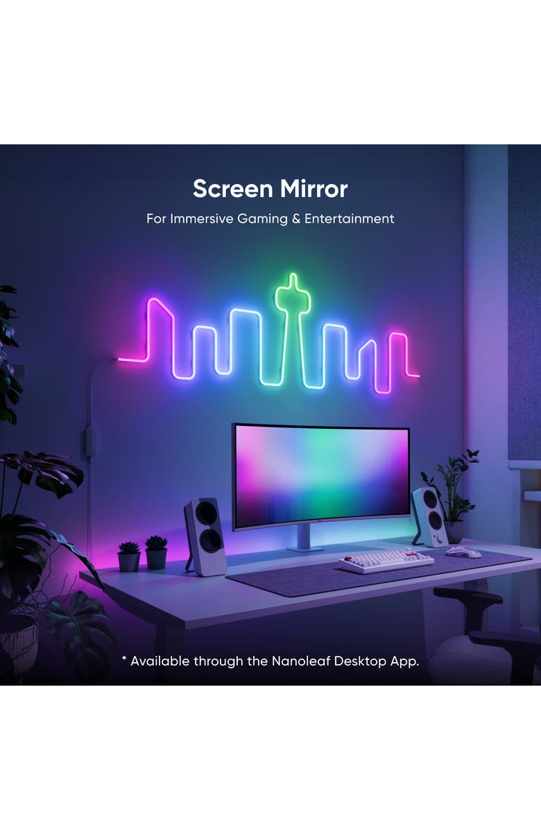 Nanoleaf Matter Smart Multicolor Rope Light, Alternate, color, Multicolor