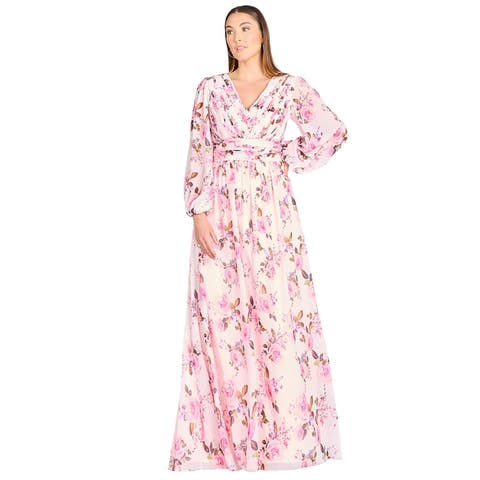 Long Sleeve Print Dress