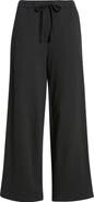 Eileen Fisher Organic Cotton Blend Ankle Wide Leg Drawstring Pants