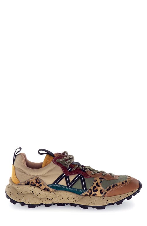 Flower Mountain Lenzan Trail Sneaker In Brown