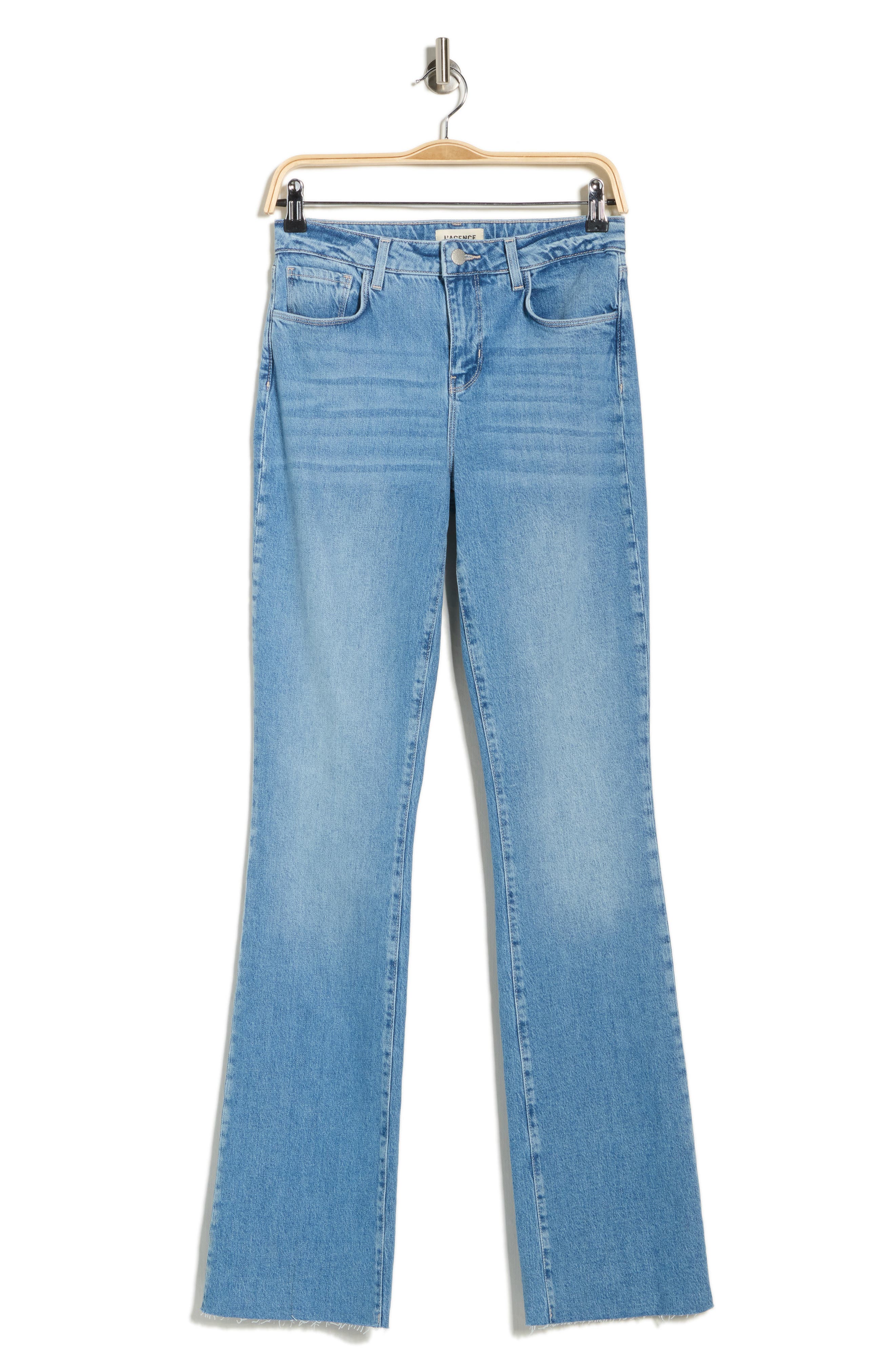 L'AGENCE Ruth Raw Hem Straight Leg Jeans
