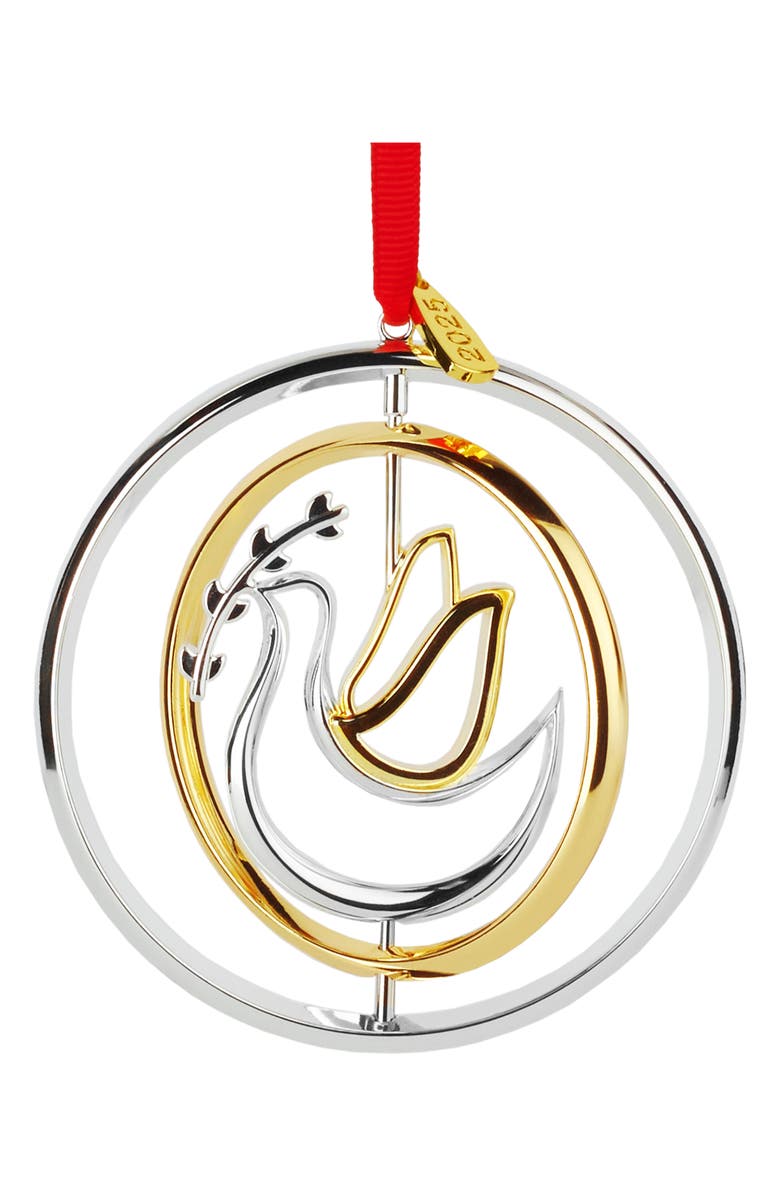 Nambé 2025 Annual Dove of Peace Ornament, Alternate, color, 