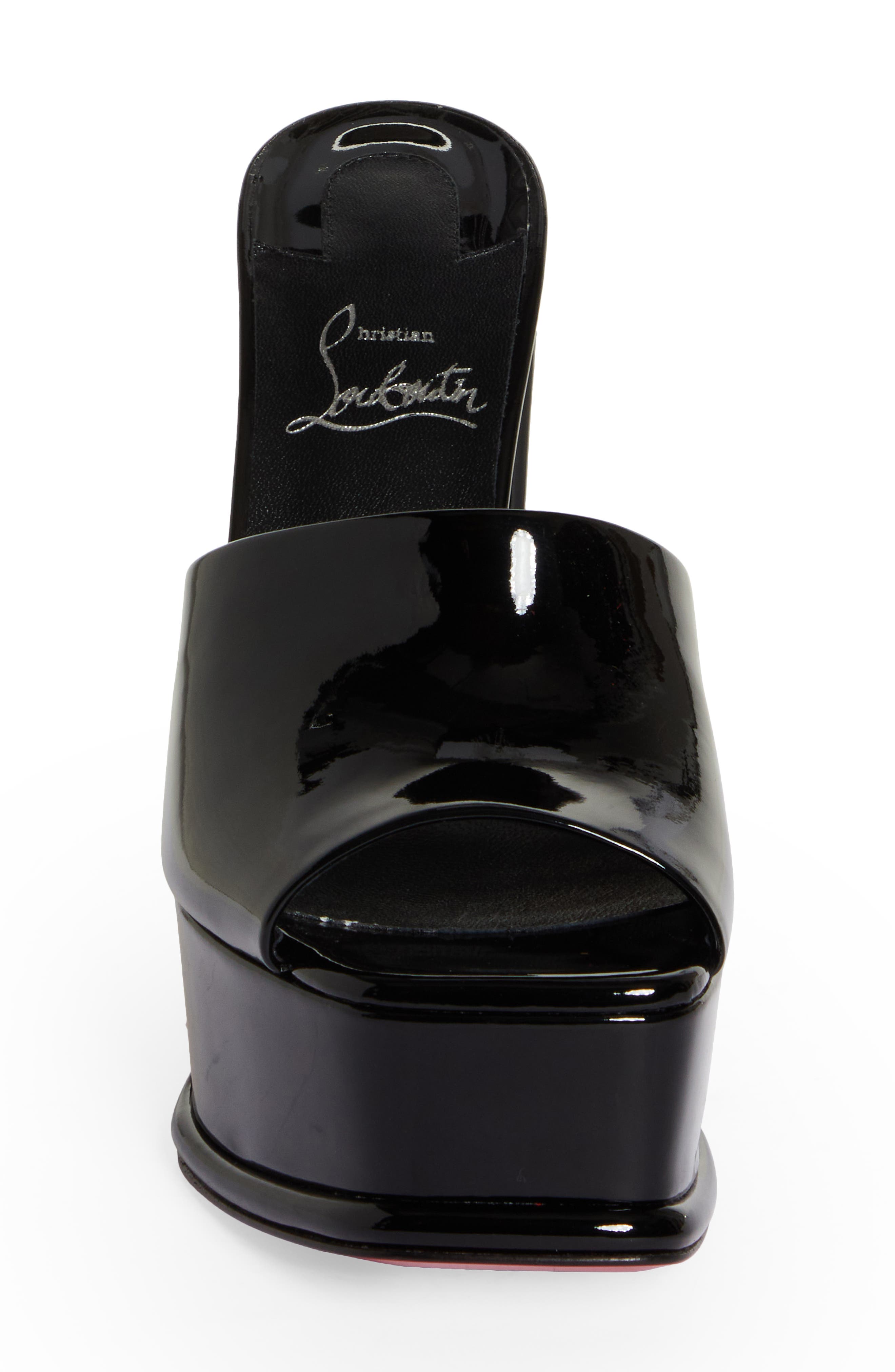 Christian Louboutin Amali Alta Platform Slide Sandal, Alternate, color, 