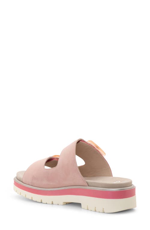 Ara Marbella Slide Sandal In Doll Pink/piggy Pink