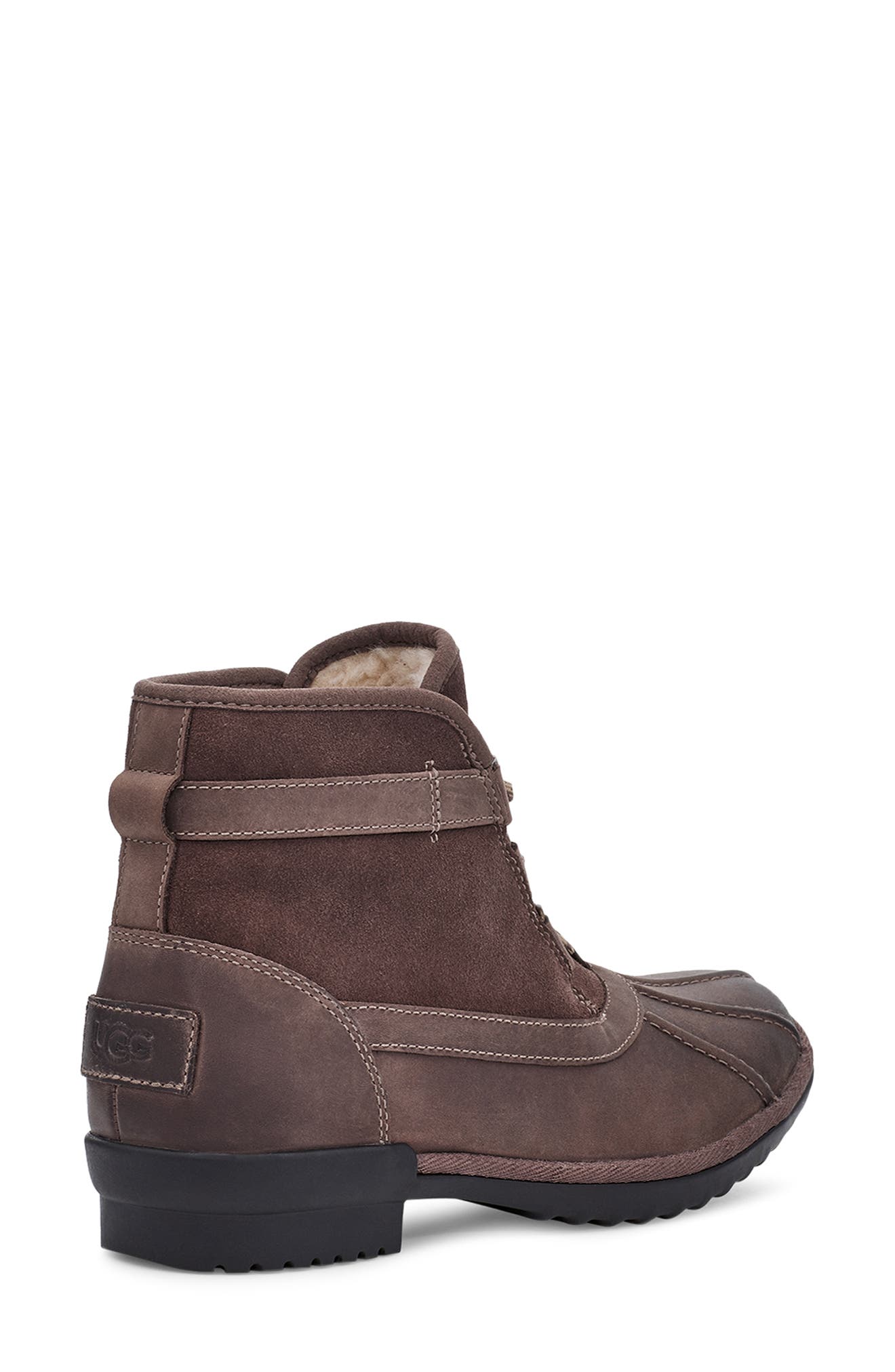 UGG Greda Waterproof Duck Boot, Alternate, color, EL CAP LEATHER/ SUEDE