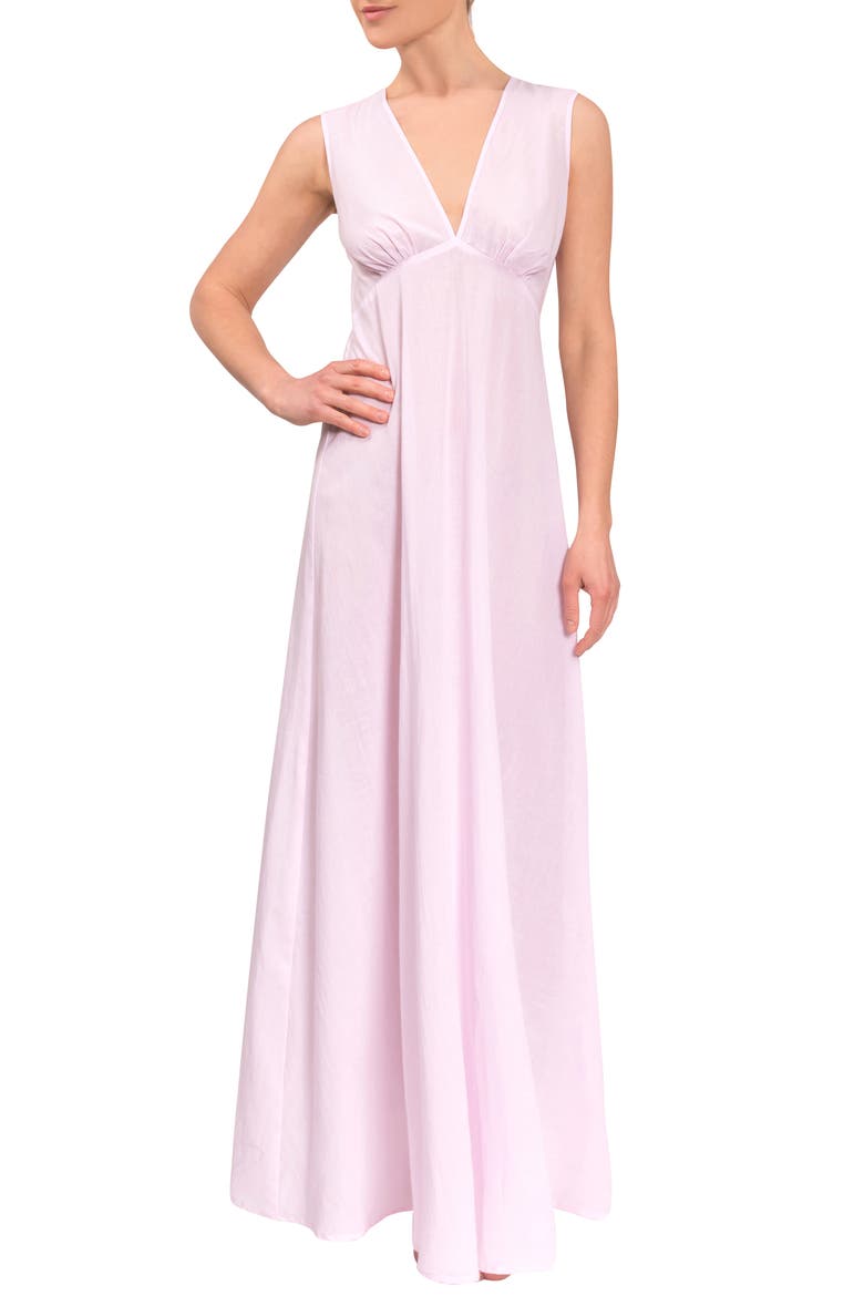 Amelia Long Nightgown, Main, color, PINK