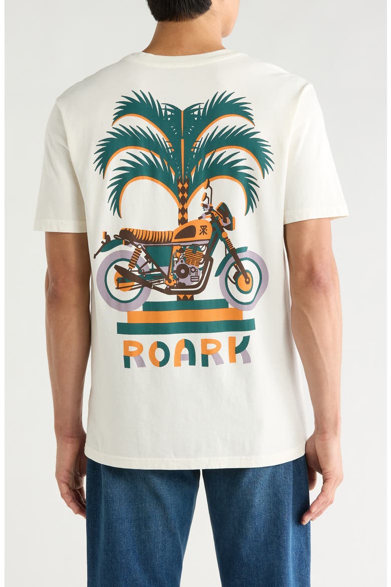 Moto Palm Graphic T-Shirt, Alternate, color, OFF WHITE