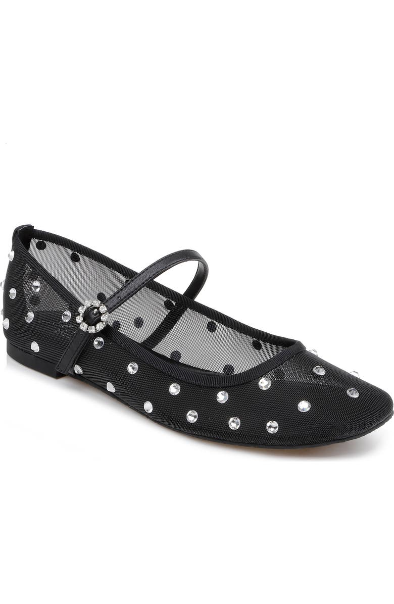 Jewel Badgley Mischka Kaya Mary Jane Flat, Main, color,