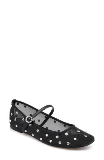 Jewel Badgley Mischka Kaya Mary Jane Flat