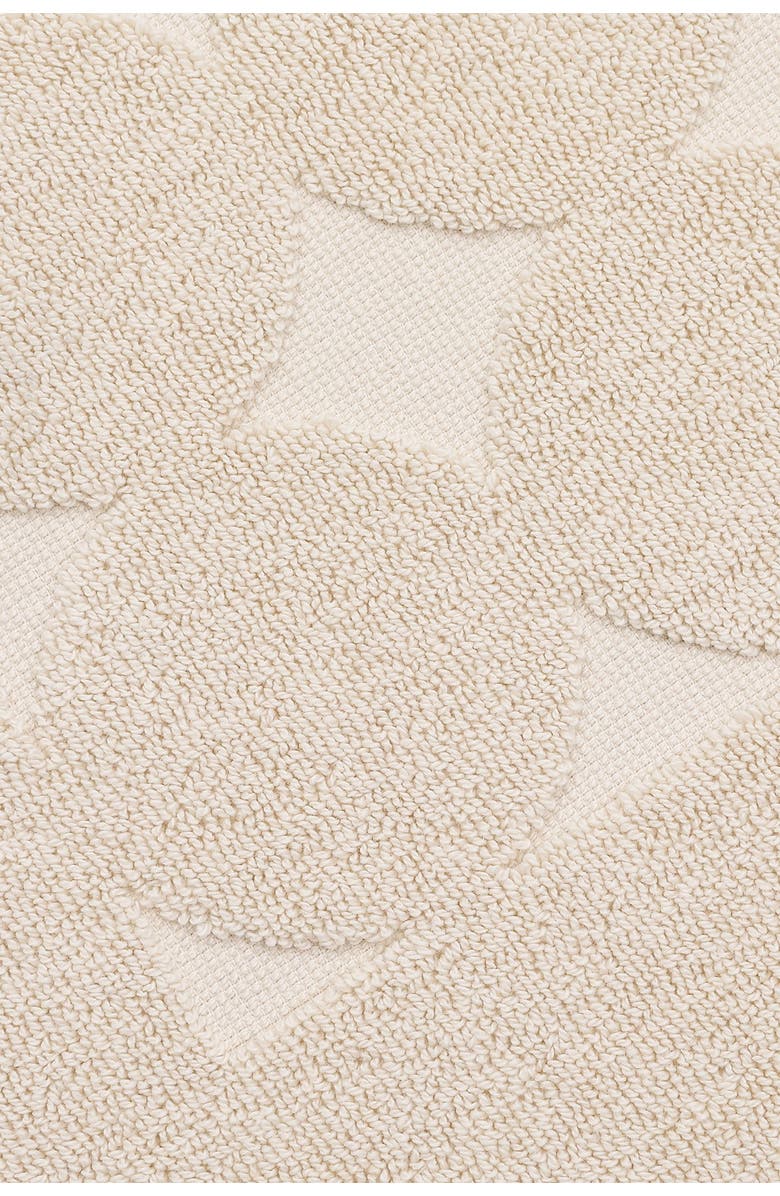 Linum Home Textiles Sinemis Circle Design Bath Mat, Alternate, color, Beige