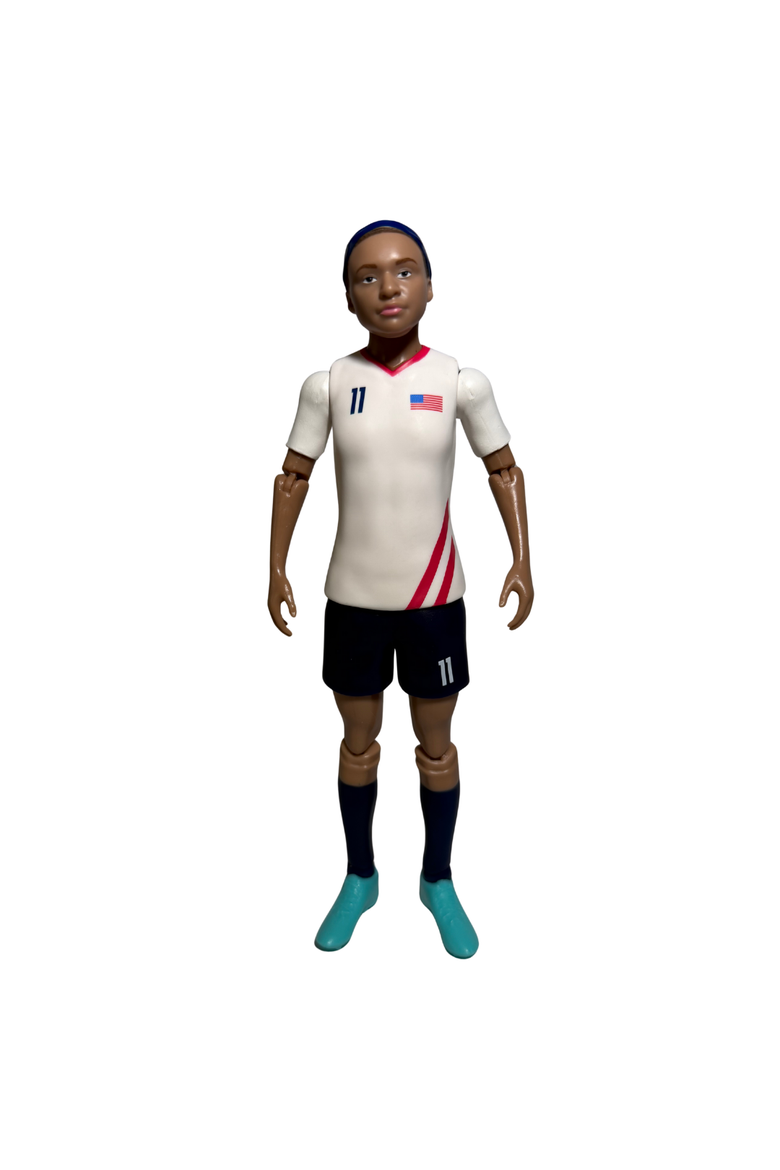 SOCKERS USWNT Sophia Smith 8" Collectible Soccer Action Figure, Alternate, color, White
