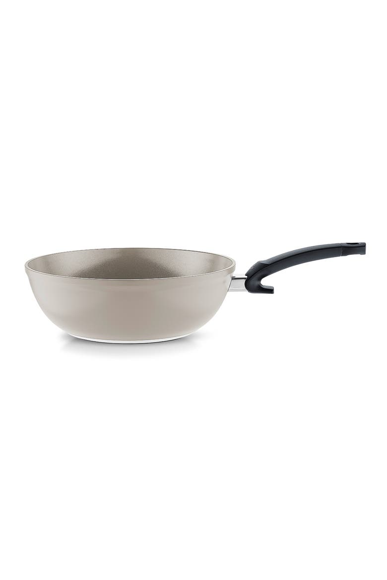 Ceratal Comfort Ceramic Non-Stick Wok, Main, color, Warm Grey