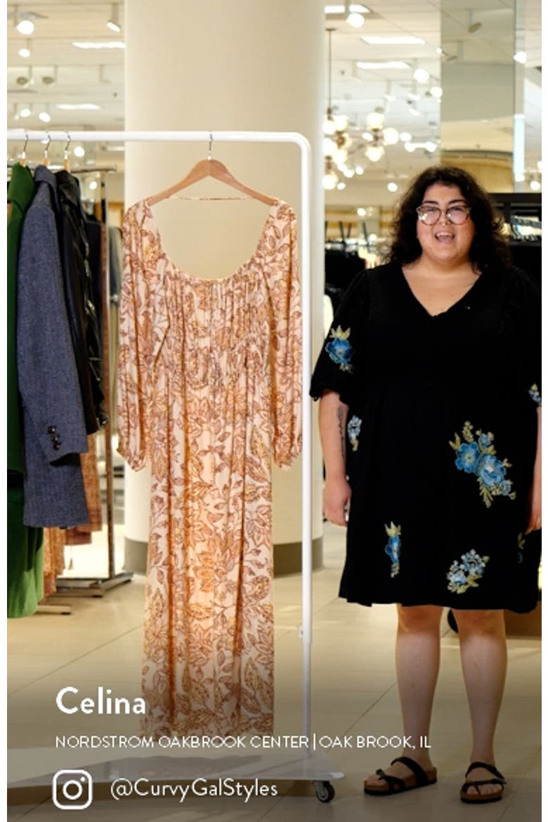 Emery Floral Long Sleeve Midi Dress video
