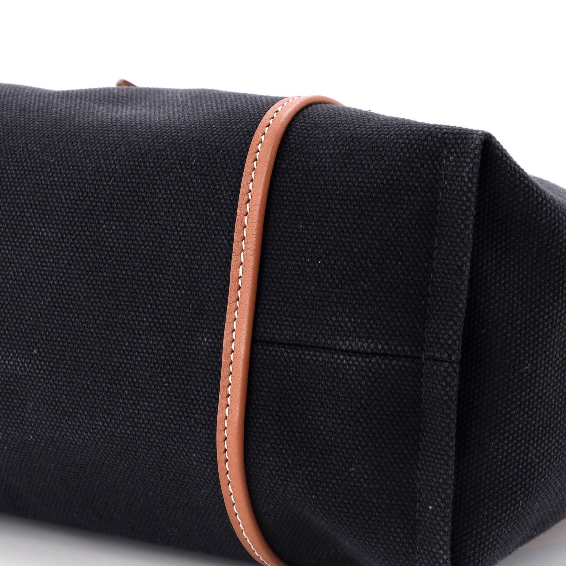 Pre-Owned Hermes Etriviere Pocket Tote Toile and Leather 27, Alternate, color, 