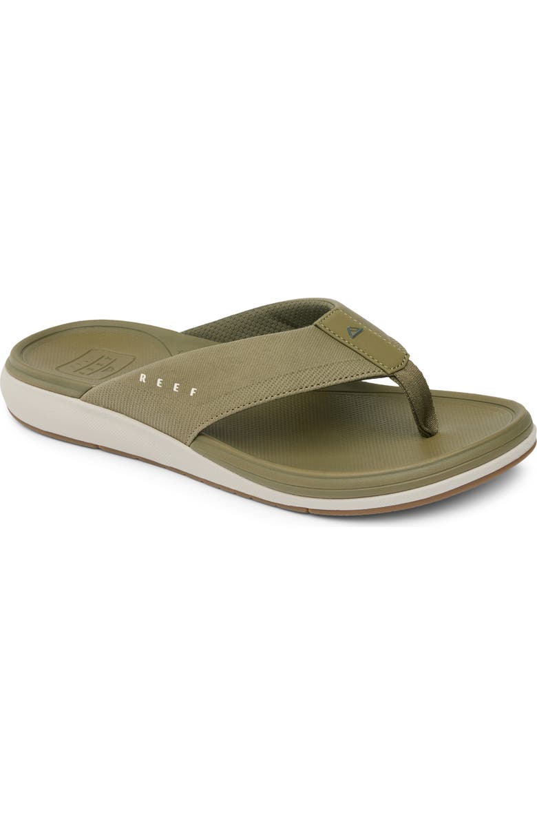 Reef Cushion Norte Water Friendly Flip Flop, Main, color, Olive Vintage