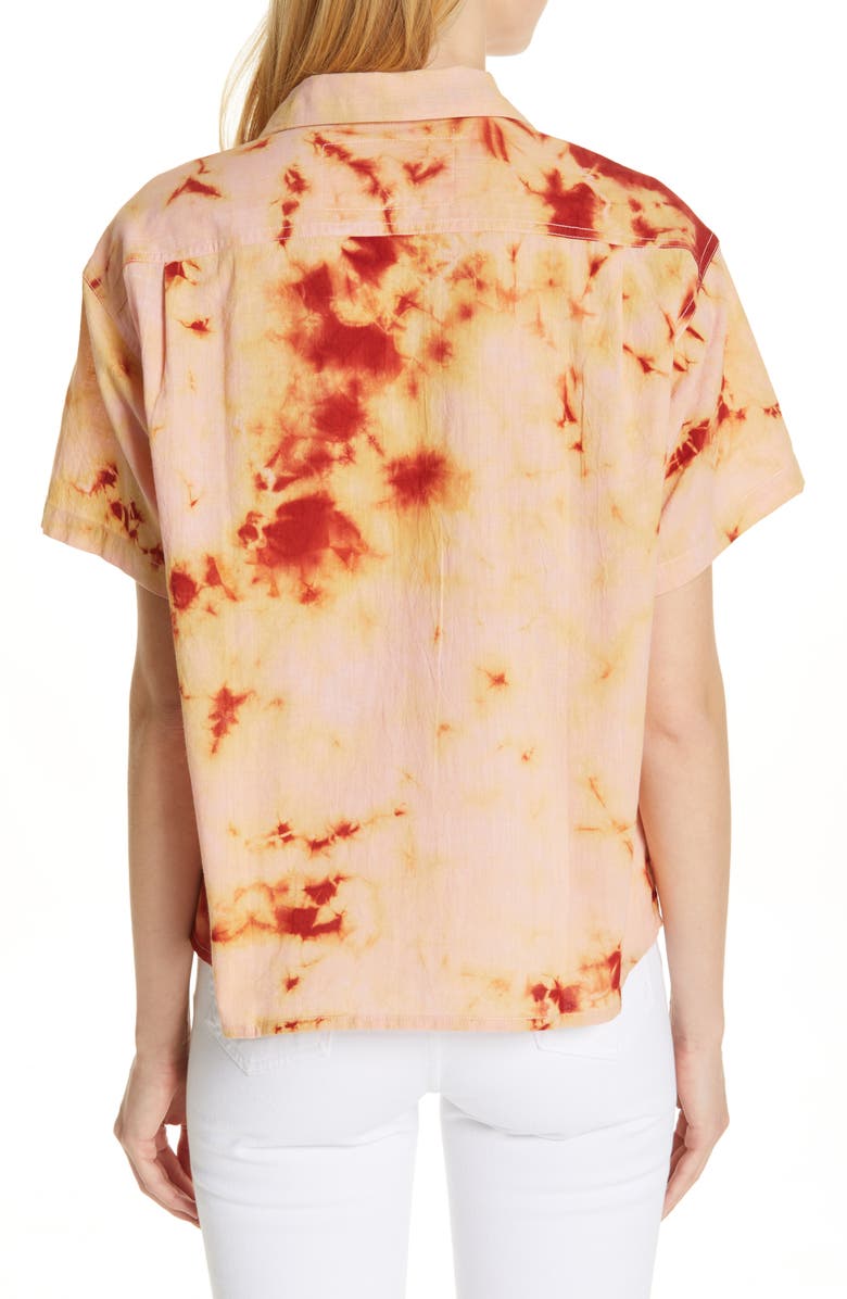 Story mfg. Shorty Tie Dye Cotton Shirt, Alternate, color,