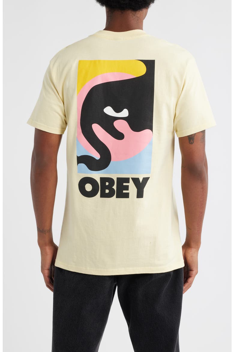 Quarter Icon Graphic T-Shirt, Alternate, color, PALE YELLOW