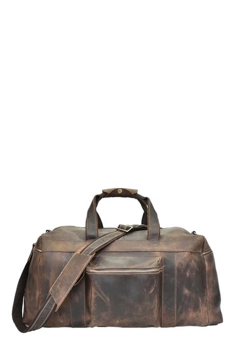 The Colden Duffle Bag | Large Capacity Leather Weekender