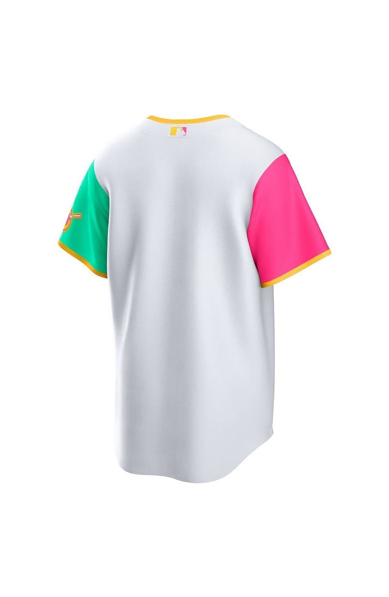 Nike Men's Nike White San Diego Padres City Connect Replica Team Jersey, Alternate, color, White