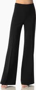 IVONNE Structured High-Waist Wide-Leg Tailored Dress Trousers