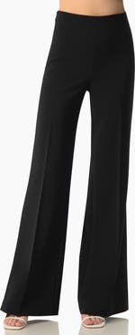IVONNE Structured High-Waist Wide-Leg Tailored Dress Trousers