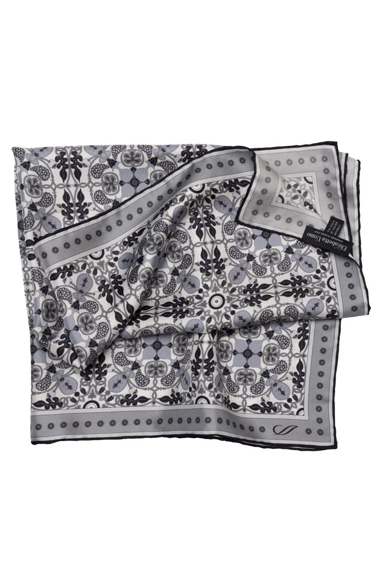 Elizabetta Barbaresco - Hand Rolled Silk Neckerchief, Alternate, color, 