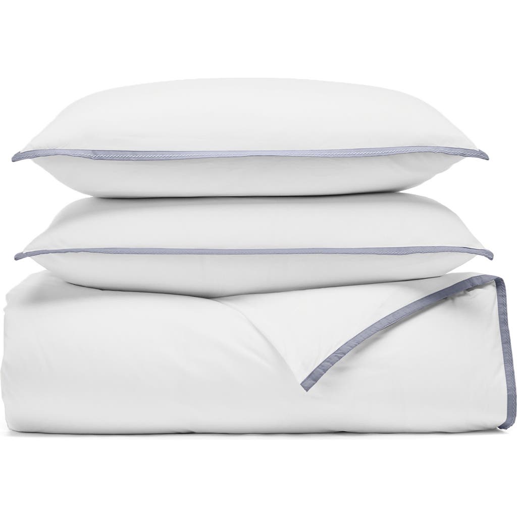 Boll & Branch Framed Percale Duvet Cover & Shams Set