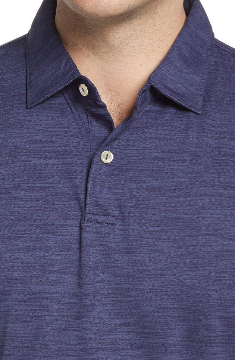 Peter Millar Featherweight Mélange Short Sleeve Polo, Alternate, color, 