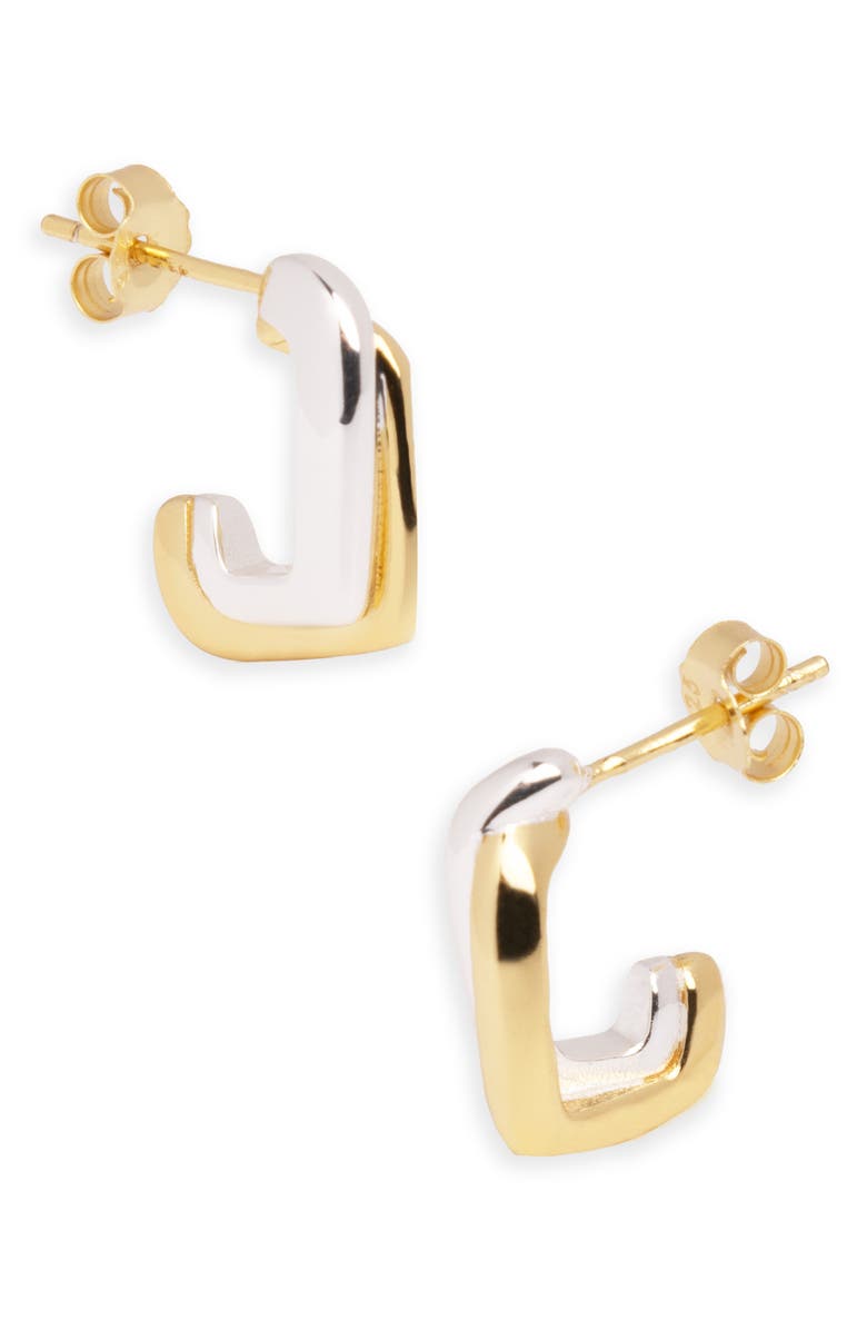 ARGENTO VIVO 2-Tone Hoop Earrings, Main, color, Two Tone
