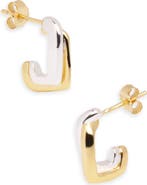 ARGENTO VIVO 2-Tone Hoop Earrings