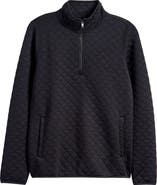Marine Layer Corbet Quilted Quarter Zip Pullover