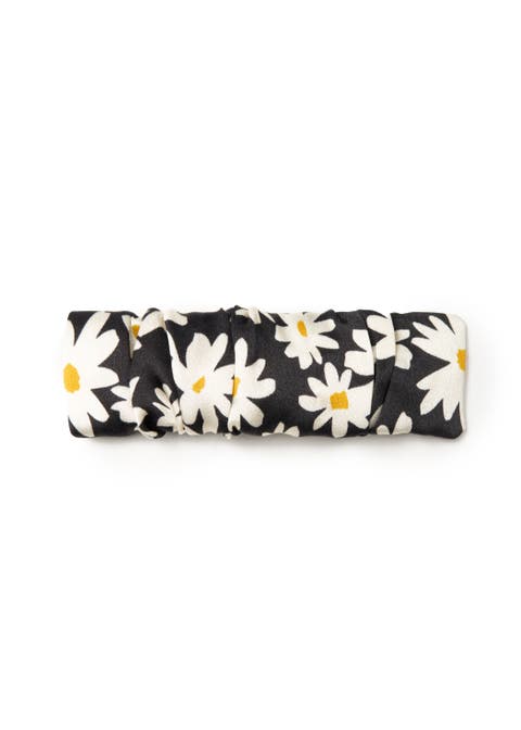 Daisy Silk Hair Barrette Clip