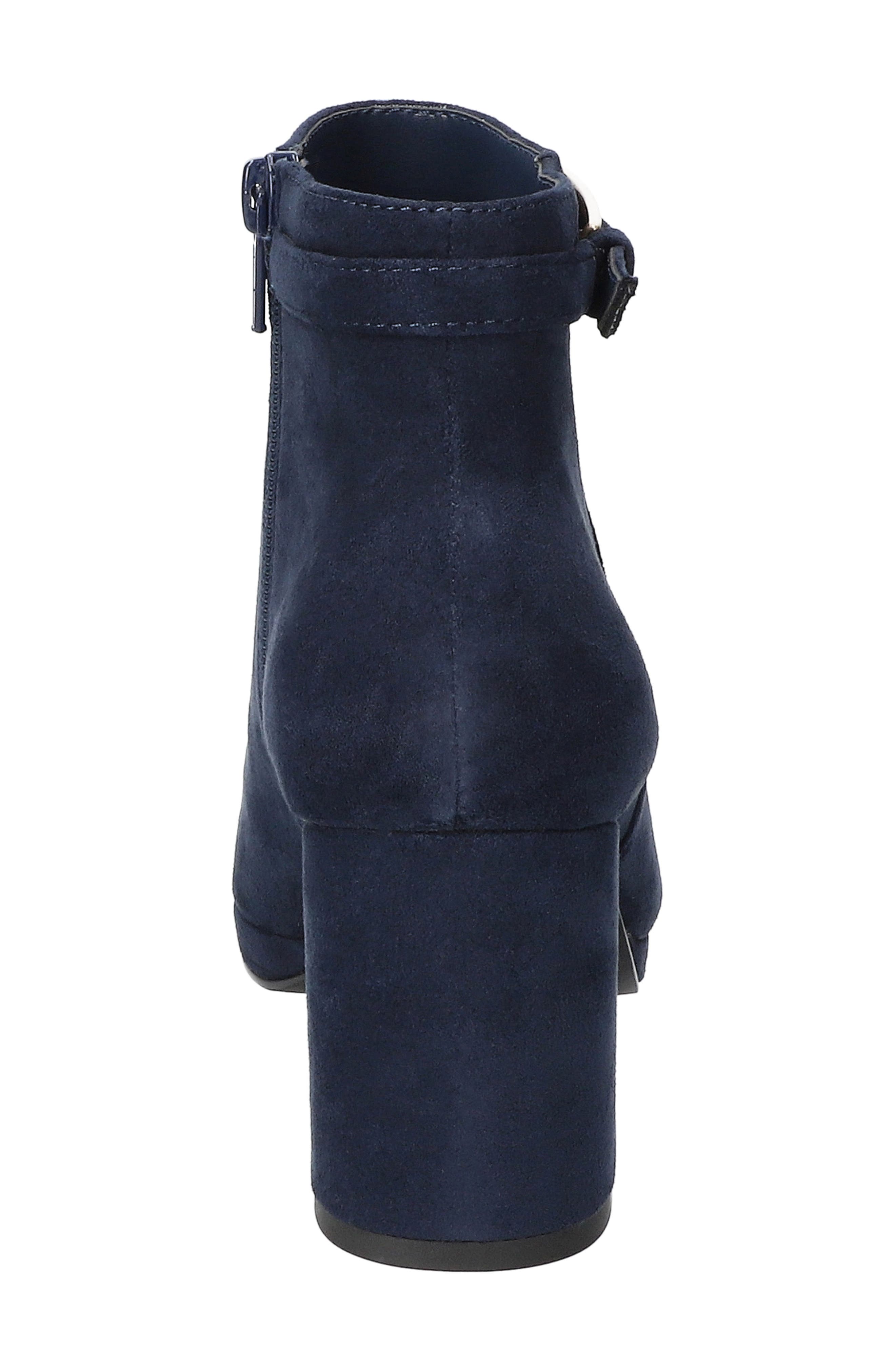 Hudson Platform Bootie, Alternate, color, NAVY SUEDE