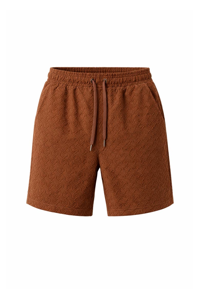 Miles Swim Shorts, Main, color, Brown Mosaic