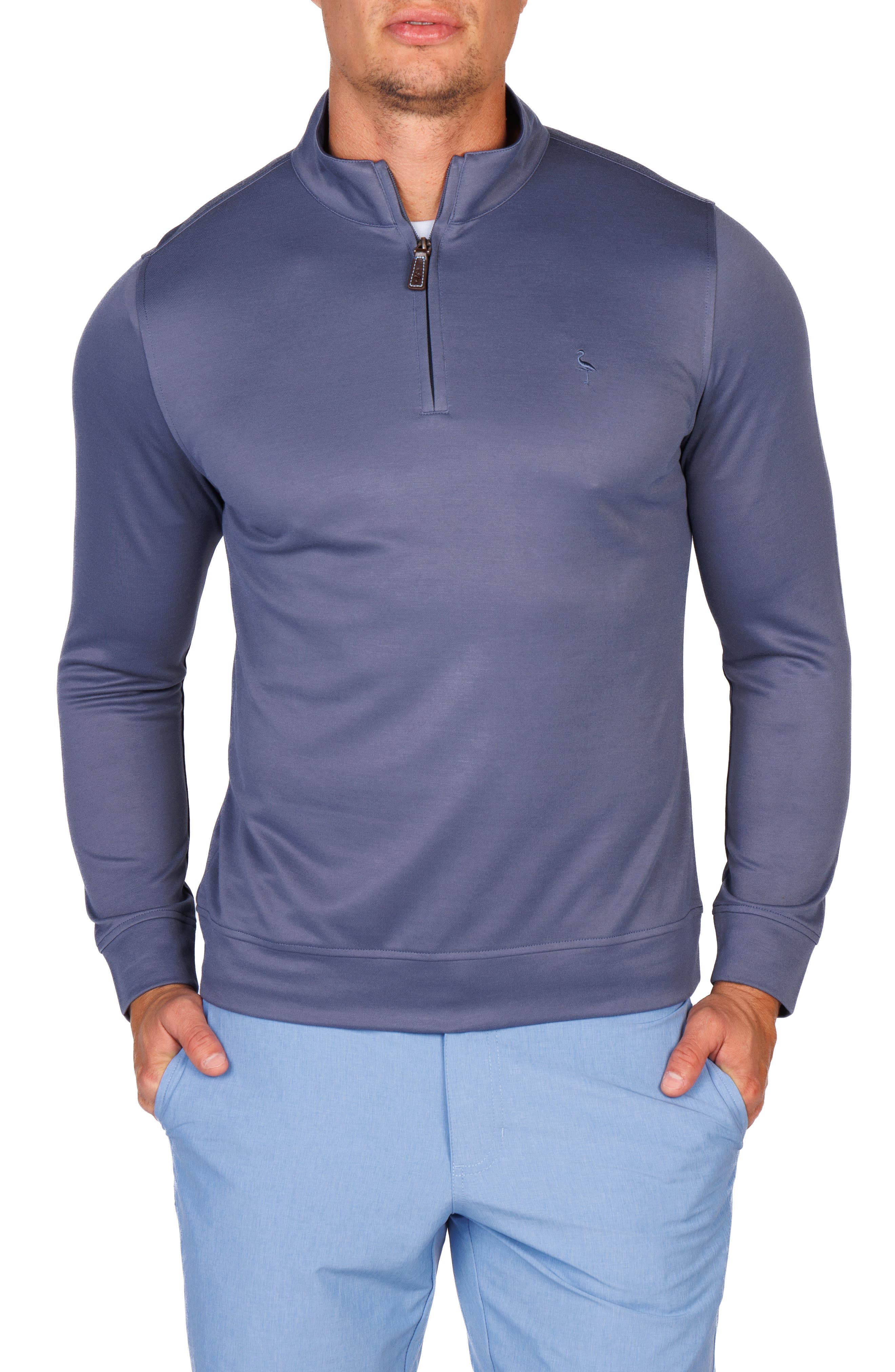Modal Blend Quarter Zip Polo - image 4