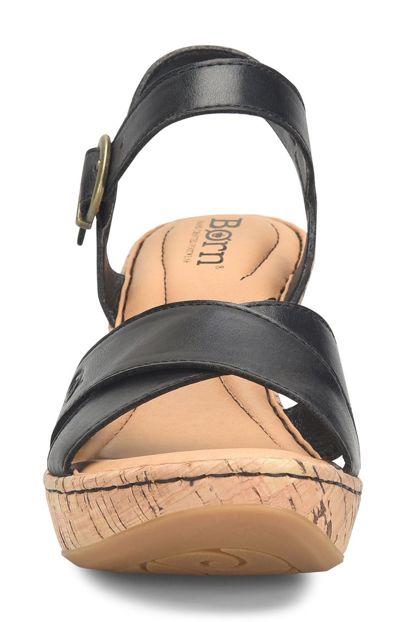 Børn Alaina Platform Wedge Sandal, Alternate, color, 