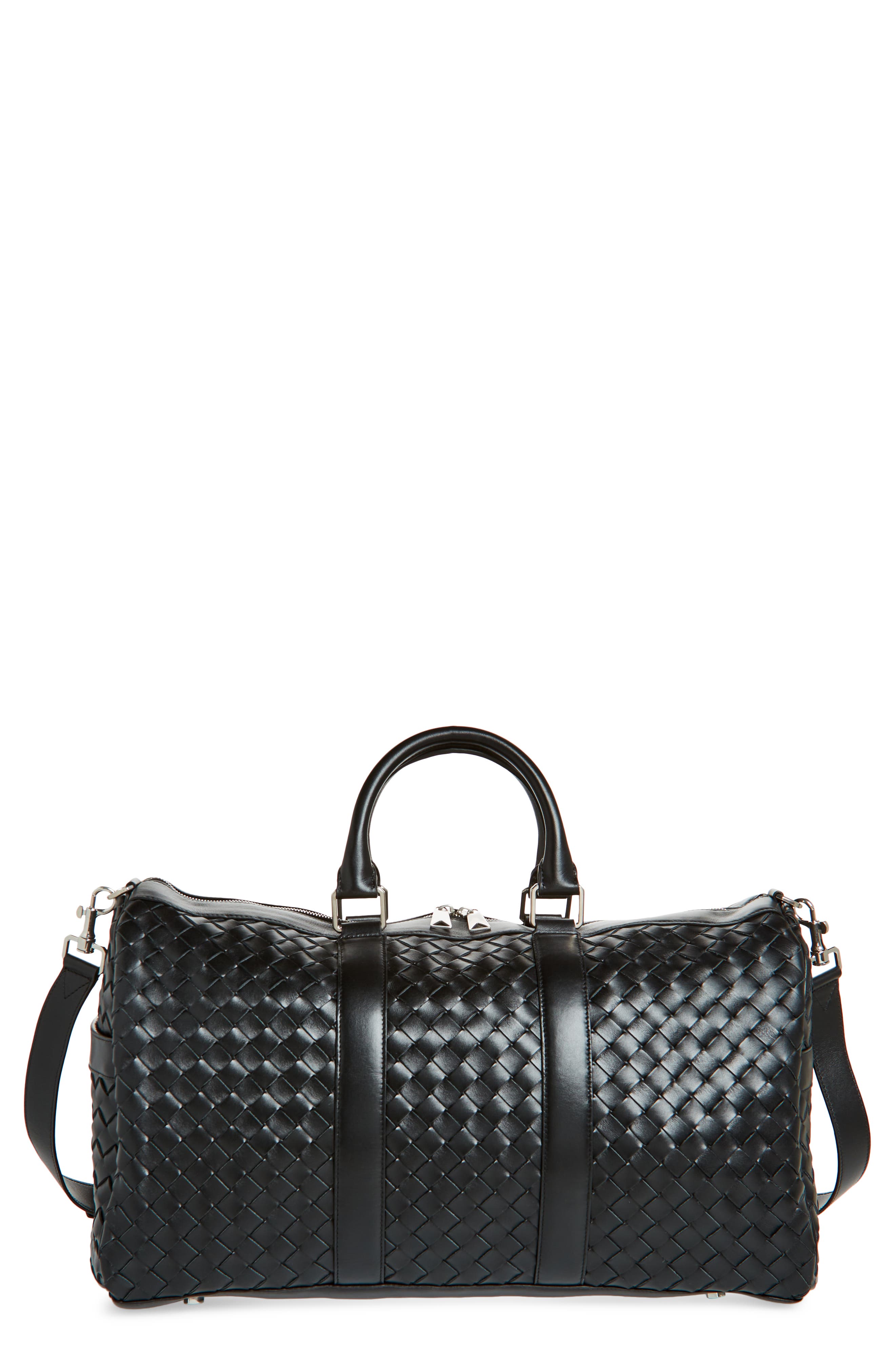 Bottega Veneta Medium Intrecciato Leather Duffle Bag, Main, color, 
